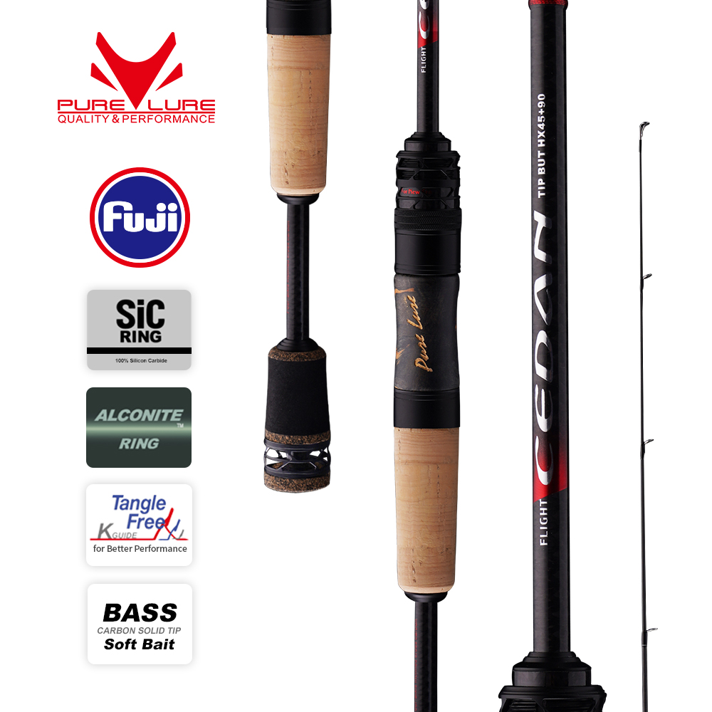 Fishing Rod Surf - PURELURE NEW CEDAN Solid Tip Bass