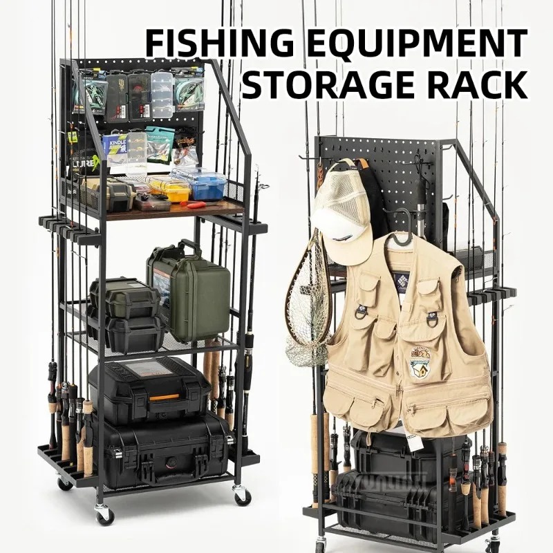 Fishing Rod Combo - Полка для хранения рыболовных снастей, держатель