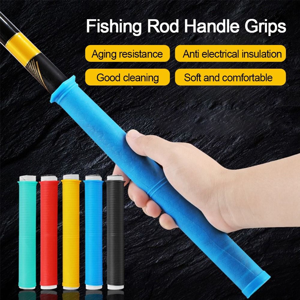 Fishing Rod Case - Силиконовый чехол для рукоятки удочки, нескользящий,