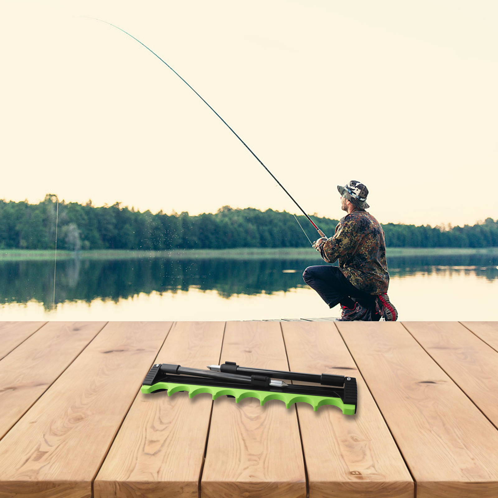 Держатель для 4 удилищ и 8 кат – обзор и цена Fishing Rod Telescopic